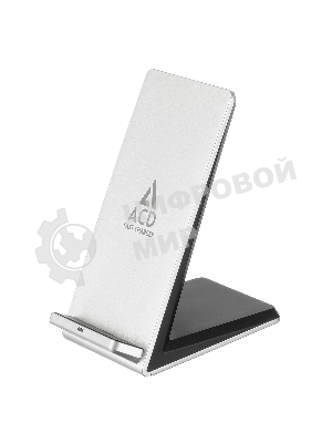 Сетевое зарядное устройство ACD-W102S-F1S 10Вт, беспроводная Qi, 2-катушки с QC, 5В/2А ~ 9В/1,8А RTL