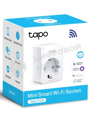 Умная мини Wi-Fi розетка TP-Link TAPO P100(1-PACK)