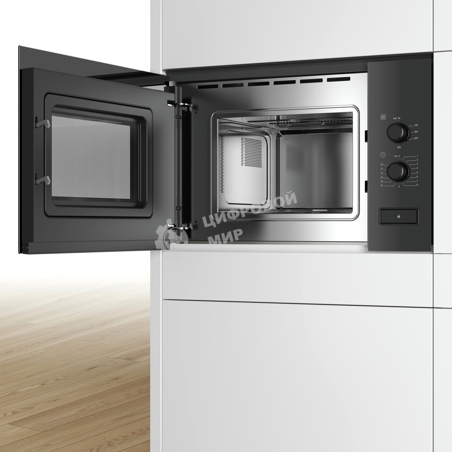 Микроволновая печь встраиваемая Bosch BFL520MB0, черный