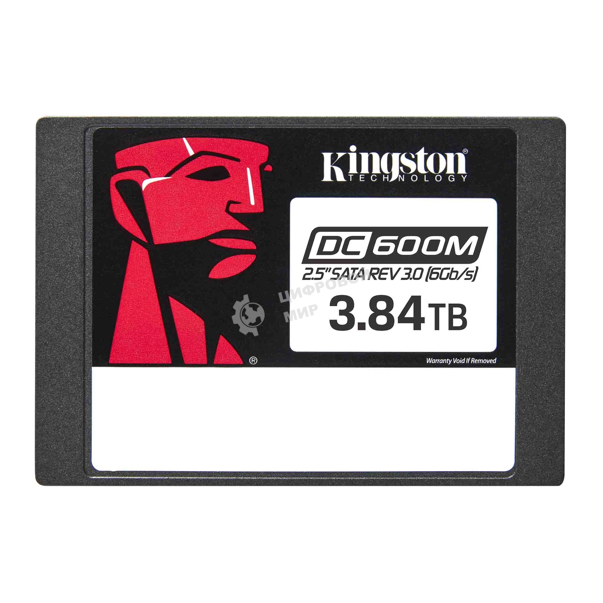 Накопитель SSD Kingston SSD DC600M, 3840Gb, SATA III, 2.5