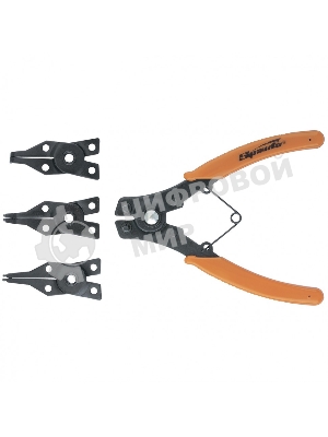 Съемник для стопорных колец с насадками Sparta 150 мм, универсальный