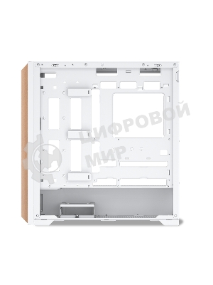 Компьютерный корпус без блока питания SAMA Z60 белый, Midi-Tower, TG, 4x140мм ARGb, 2xUSB 3.0 + 1xUSB 3.1 Type-C, E-ATX, ATX, mATX, mITX белый