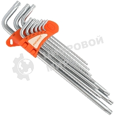 Набор ключей PATRIOT SKТ-9EL, TORX, экстра длинные, T10-T50, CRV, 9 шт