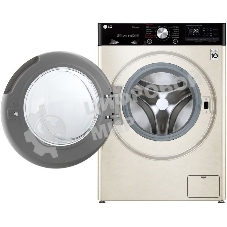 Стиральная машина LG F4V5VS9B бежевый, загрузка фронтальная 9 кг, 1400 об/мин, класс: А