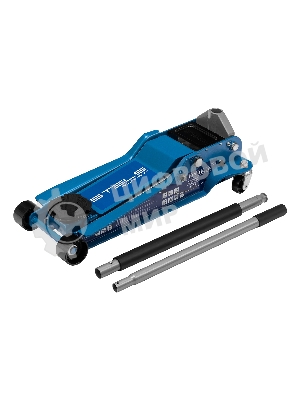 Домкрат Stels 51135 гидравлический подкатной быстрый подъем 3.5т low profile quick lift 100-565 мм