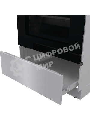 Плита электрическая Gorenje GEC5B41SG серый, конфорок 4 шт, духовка 62 л, 50 см x 85 см x 59.4 см