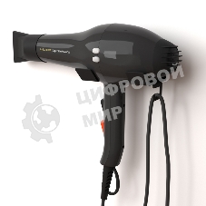 Держатель Rexant для хранения фена с креплением для сетевого кабеля, черный