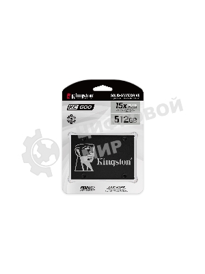 Накопитель SSD Kingston KC600, 512Gb, 2.5