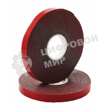 Двухсторонний скотч Rexant, серый, на HBA акриловой основе, 6 мм, ролик 5 м