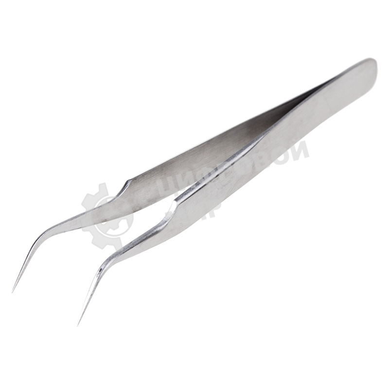 Пинцет изогнутый Rexant узкий 125 мм (блистер)