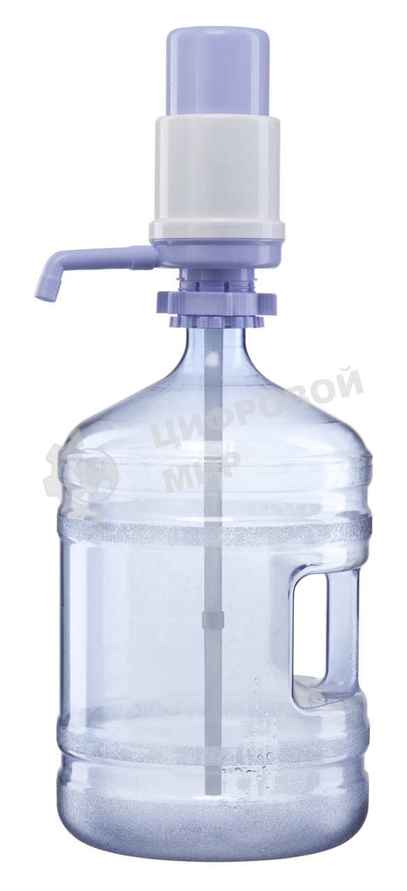 Помпа для 19л бутыли Hotfrost A25 механический, серый/синий