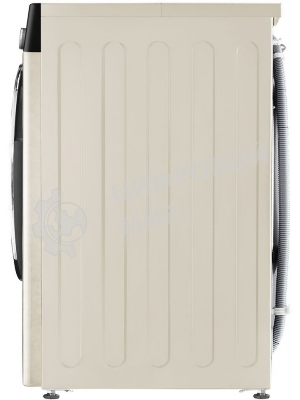 Стиральная машина LG F4V5VS9B бежевый, загрузка фронтальная 9 кг, 1400 об/мин, класс: А