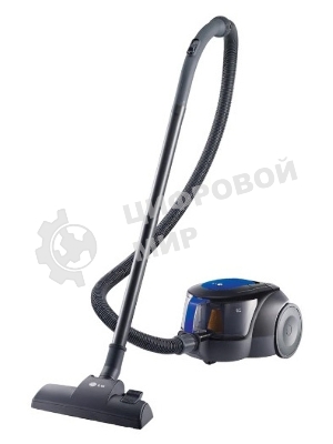 Пылесос LG VK69662N синий, 350/1600 Вт, уборка сухая, пылесборник контейнер 1.2 л