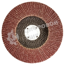 Круг лепестковый торцевой КЛТ-1, зернистость Р40(40Н), 125 х 22,2 мм, (БАЗ) Россия