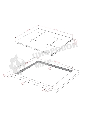 Варочная поверхность Kuppersberg/Варочная поверхность Kuppersberg, индукция, High-Tech, 9 уровней мощности, inverter, таймер, пауза, Booster, автоматическое отключение, Flexi-zone, слайдерное управление, поддержание тепла, черный