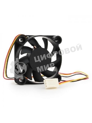 Вентилятор для корпуса Gembird черный, 50 мм, 5000 об/мин, 25 дБ, 3 pin