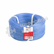 Провод ПГВА Rexant 1х0.75 мм², Cu, синий, бухта 200 м