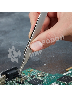 Пинцет изогнутый Rexant узкий 125 мм (блистер)