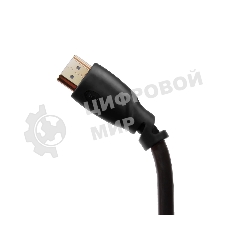 Кабель Greenconnect Premium 2.0m HDMI v2.0 HDR Ultra HD 4K60 Hz/5K30Hz, 3D, Ethernet 18.0 Гбит/с, OD8.0мм, 28/26 AWG, черный, GCR-50542