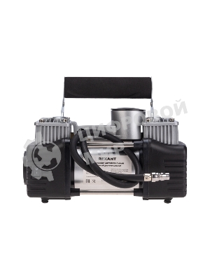 Компрессор поршневой автомобильный усиленный двухпоршневой (75л/мин, 10 АТМ) Rexant