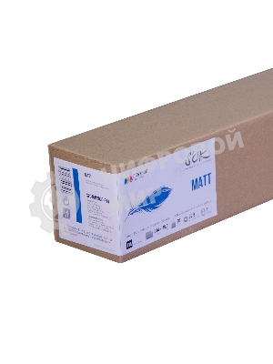 Бумага S'OK универсальная матовая с покрытием для широкоформатной печати 36'' A0 914х45,7м втулка 50