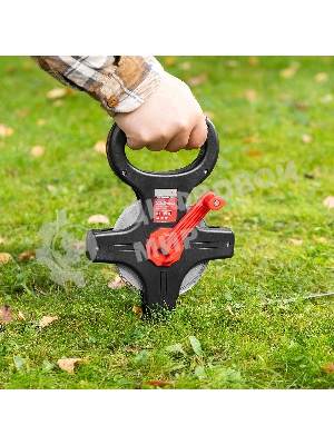 Рулетка геодезическая Matrix 50 м х 12,5 мм, металлическая лента, открытый корпус