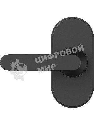 Умный замок Aqara Smart Door Lock U300 навесной разбл.отпеч.паль./код/пар/NFC/прил/мех.кл черный (DL-D02D BL)