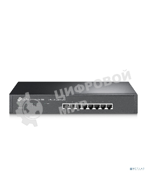 Коммутатор TP-LINK SMB TL-SG1008 8-port Gigabit Switch, 1U rack-mountable steel case