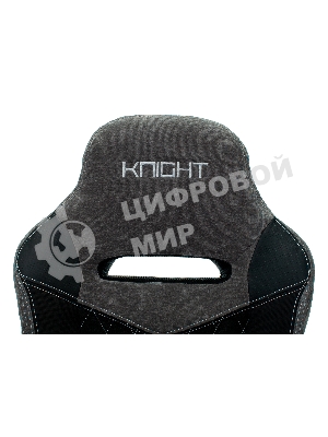 Кресло Бюрократ VIKING 6 KNIGHT B FABRIC черный, ткань, 120 кг, механизм качания