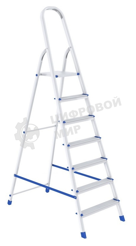 Стремянка Сибртех 7 ступеней алюминиевая