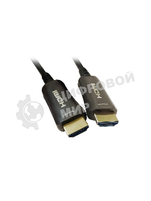 Кабель аудио-видео Digma HDMI 2.0 AOC HDMI (m)/HDMI (m) 30м. позолоченные контакты черный