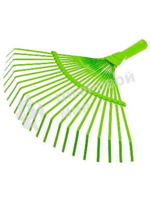 Грабли веерные стальные Palisad, 425 мм, 22 плоских зуба, эмалированные, без черенка