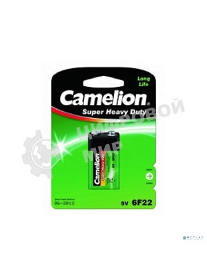 Батарейка Camelion 6F22 BL-1 (6F22-BP1G, 9В)