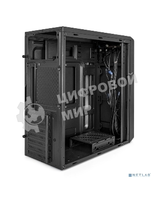 Компьютерный корпус Miditower ExeGate XP-332UC-XP600 (ATX, XP600 с вент. 12см, 2хUSB 3.0/1хTypeC, аудио, черный)