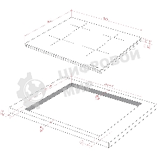 Варочная панель Kuppersberg ICI 625, индукция, High-Tech, 59 см, 9 уровней мощности, блокировка управления, автоматическое отключение, Inverter, таймер, Booster, Flexi-zone, слайдерное управление, черный
