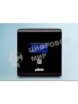 Источник бесперебойного питания PowerMan Smart Sine 1000 черный (Pure Sine Wave/LCD Display/USB/Software/RJ11/45)