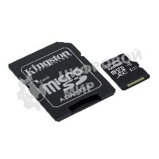 Флеш карта microSDHC 128Gb microSDXC Kingston SDCS2/128Gb Class10 UHS-I Canvas Select up to 100Mb/s с адапт.