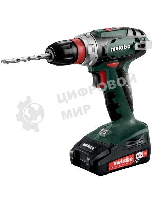 Дрель-шуруповерт Metabo BS 18 Quick 602217500, 18 В, 2 Ач, 48 Нм, щеточный