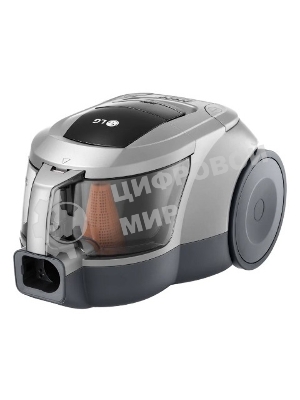 Пылесос LG VC5420NNTS серебристый/черный, 380/2000 Вт, уборка сухая, пылесборник контейнер 1.3 л