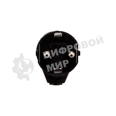 Вилка Евро Rexant угловая с з/к 16А черная