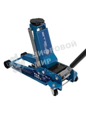 Домкрат Stels 51135 гидравлический подкатной быстрый подъем 3.5т low profile quick lift 100-565 мм