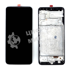 Дисплей для Samsung Galaxy A22 SM-A225F в сборе с тачскрином и рамкой (INCELL) черный