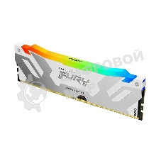 Оперативная память Kingston Fury Renegade, DDR5, 16Gb (1x16 GB), 6400 MHz, CL32, DIMM, радиатор, RGB, белый