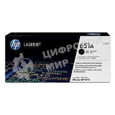 Картридж лазерный HP CE340A 651A черный для LaserJet 700 Color MFP 775 13500 стр.