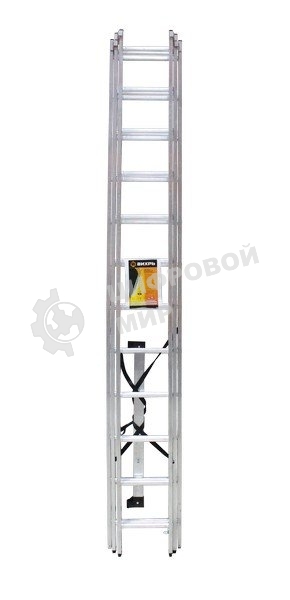 Лестница алюминиевая трехсекционная ЛА 3х12 Вихрь