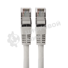 Пaтч-корд F/UTP Rexant, cat.6, RJ45-RJ45, экранированный, PVC серый, 3м