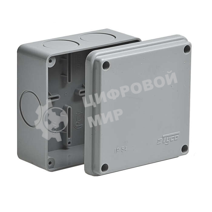 Коробка распределительная ОП 100х100х50 IP54 без герм. Рувинил 67049