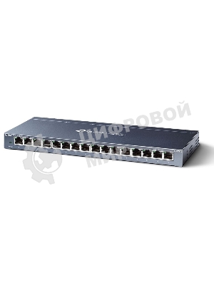 Коммутатор TP-Link TL-SG116 16-портовый гигабитный настольный коммутатор
