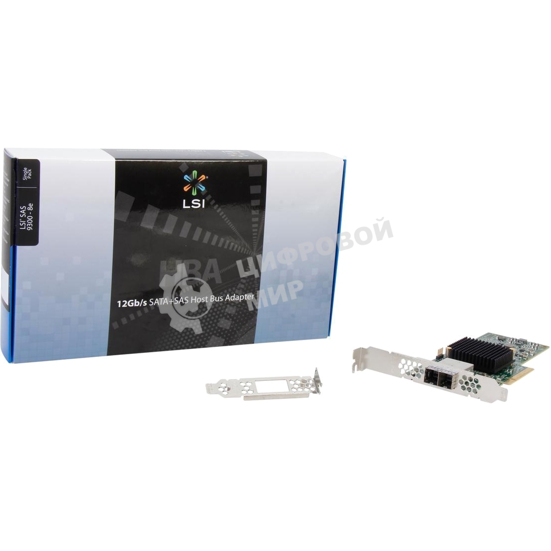 Контроллер LSI SAS 9300-8e SGL (8-Port Ext, 12Gb/s SATA+SAS, PCIe 3.0 HBA)