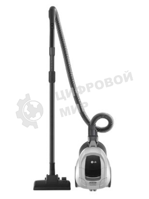 Пылесос LG VC5420NNTS серебристый/черный, 380/2000 Вт, уборка сухая, пылесборник контейнер 1.3 л